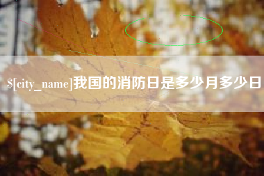 灌云我国的消防日是多少月多少日
