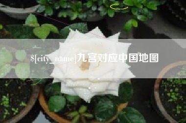 灌云九宫对应中国地图