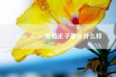 灌云看看王子豪长什么样