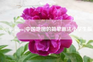 灌云中国地图的简单画法小学生版