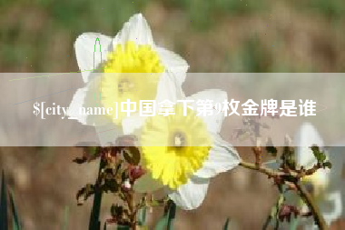 灌云中国拿下第9枚金牌是谁