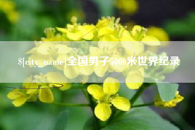 灌云全国男子5000米世界纪录