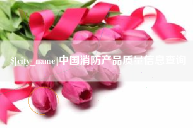 灌云中国消防产品质量信息查询