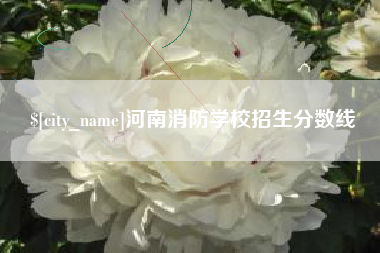 灌云河南消防学校招生分数线
