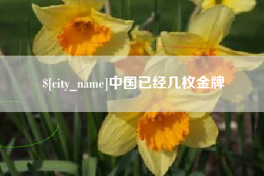 灌云中国已经几枚金牌