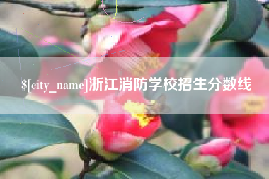 灌云浙江消防学校招生分数线