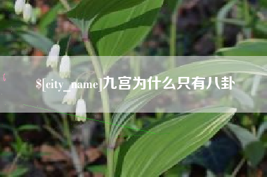 灌云九宫为什么只有八卦