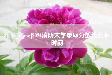 灌云2024消防大学录取分数线公布时间