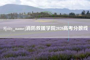 灌云消防救援学院2020高考分数线