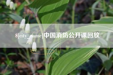 灌云中国消防公开课回放