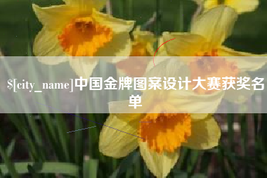 灌云中国金牌图案设计大赛获奖名单