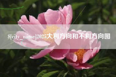 灌云2025大利方向和不利方向图