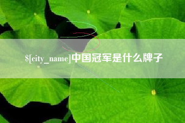 灌云中国冠军是什么牌子