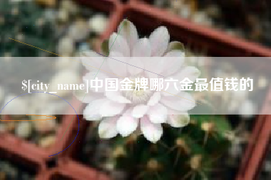 灌云中国金牌哪六金最值钱的