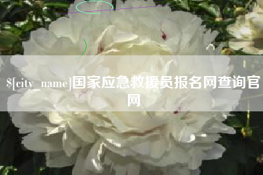 灌云国家应急救援员报名网查询官网
