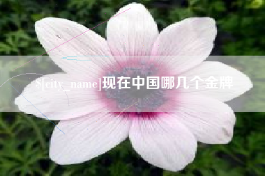 灌云现在中国哪几个金牌