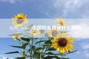 灌云中国的金牌是什么样的