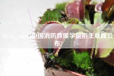 灌云中国消防救援学院招生章程公布!