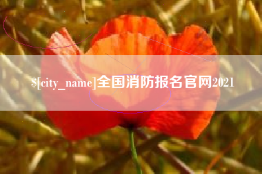 灌云全国消防报名官网2021